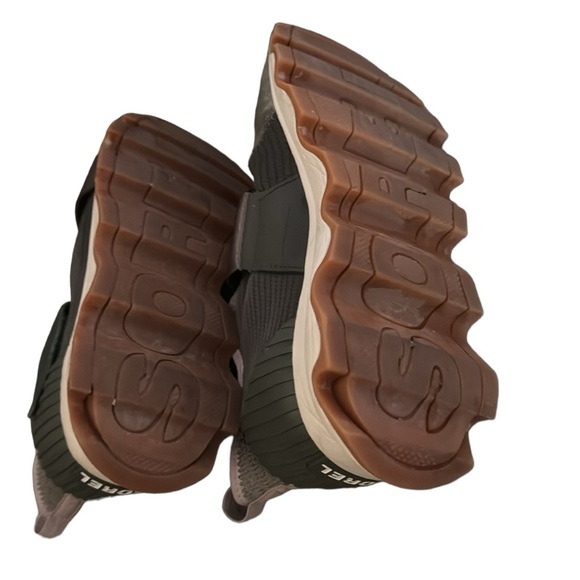 SOREL Kinetic size 9.5 Green canvas sneakers - Picture 4 of 4